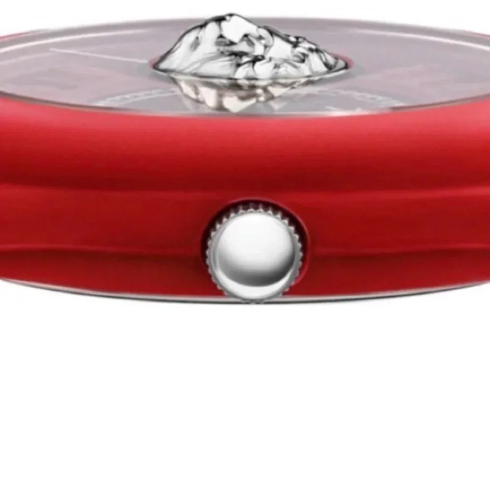 Versus Versace Women's Fire Island Lion Silicone Strap Watch 39mm Red